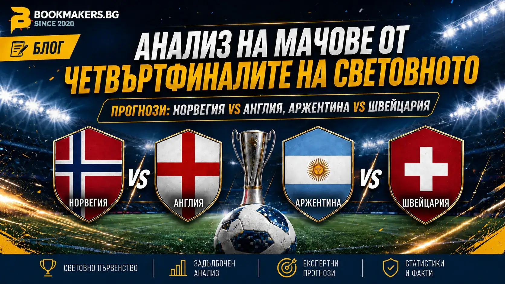 Анализ на последните Четвъртфинали на Световното