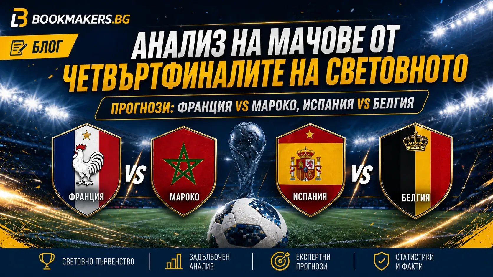 Анализ на мачове от Четвъртфиналите от Световно 2026
