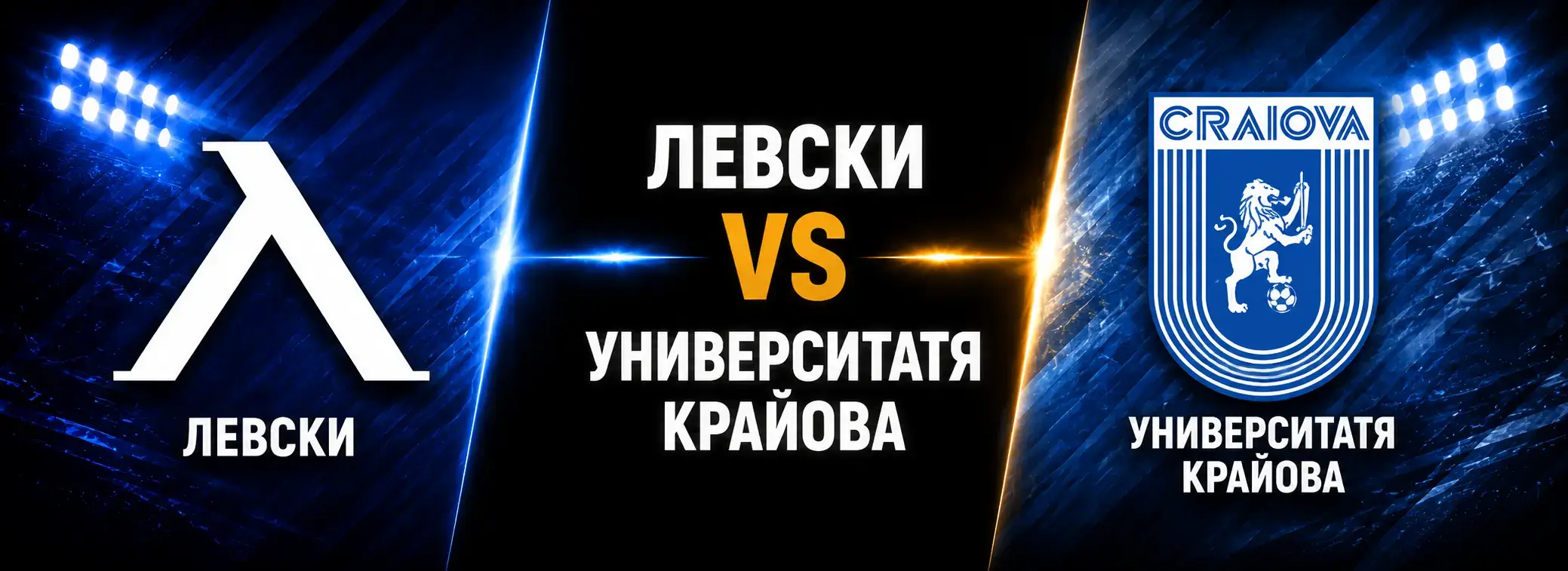 Левски срещу Университатя Крайова